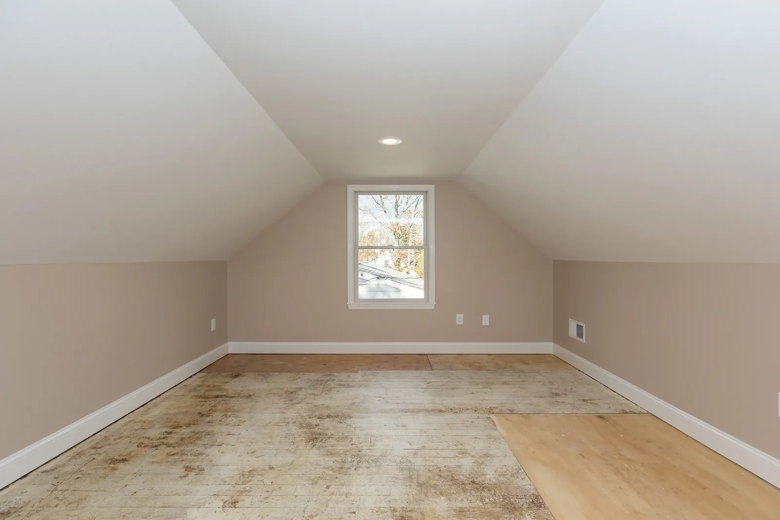 Living room open to the entry