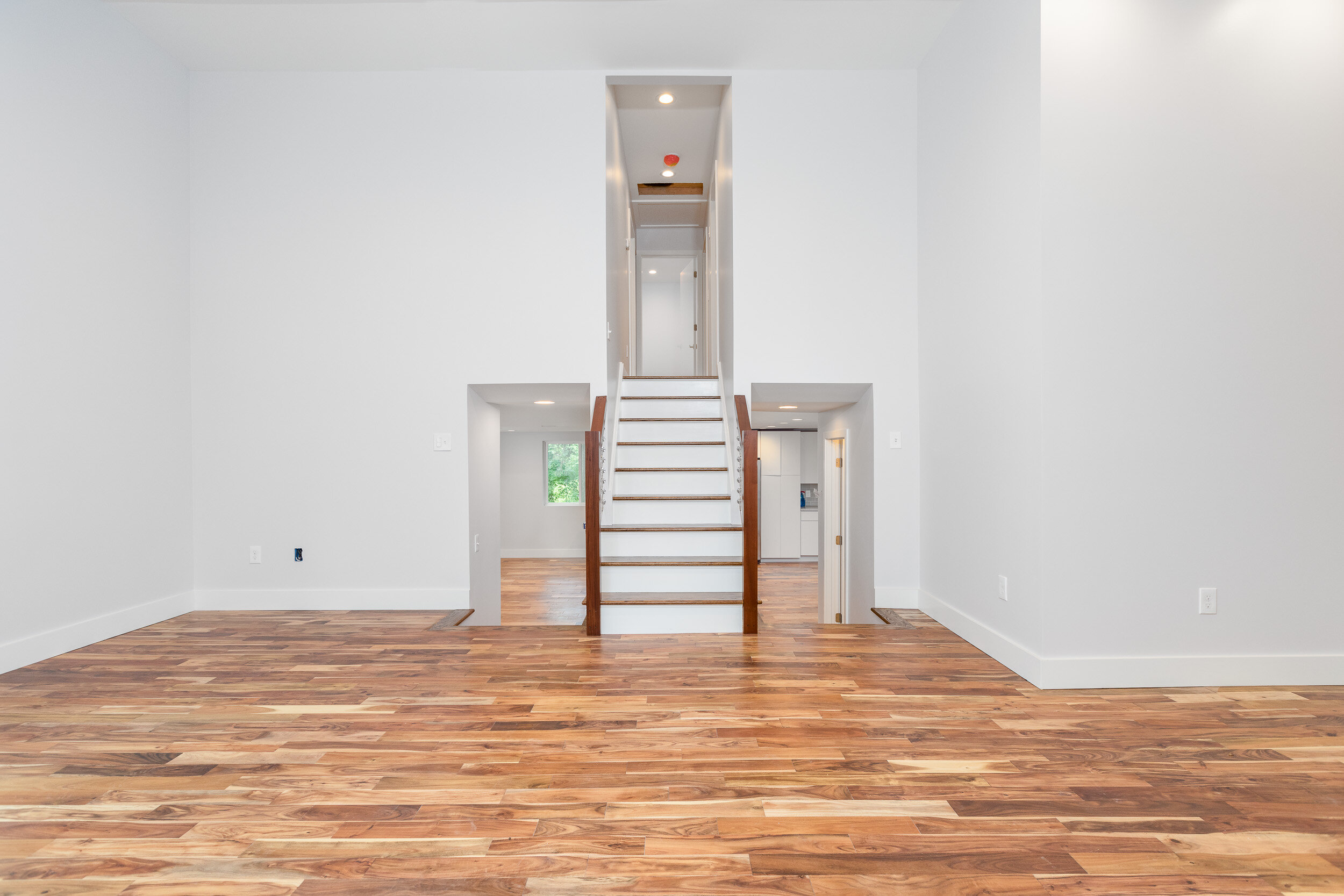 Living room and staircase