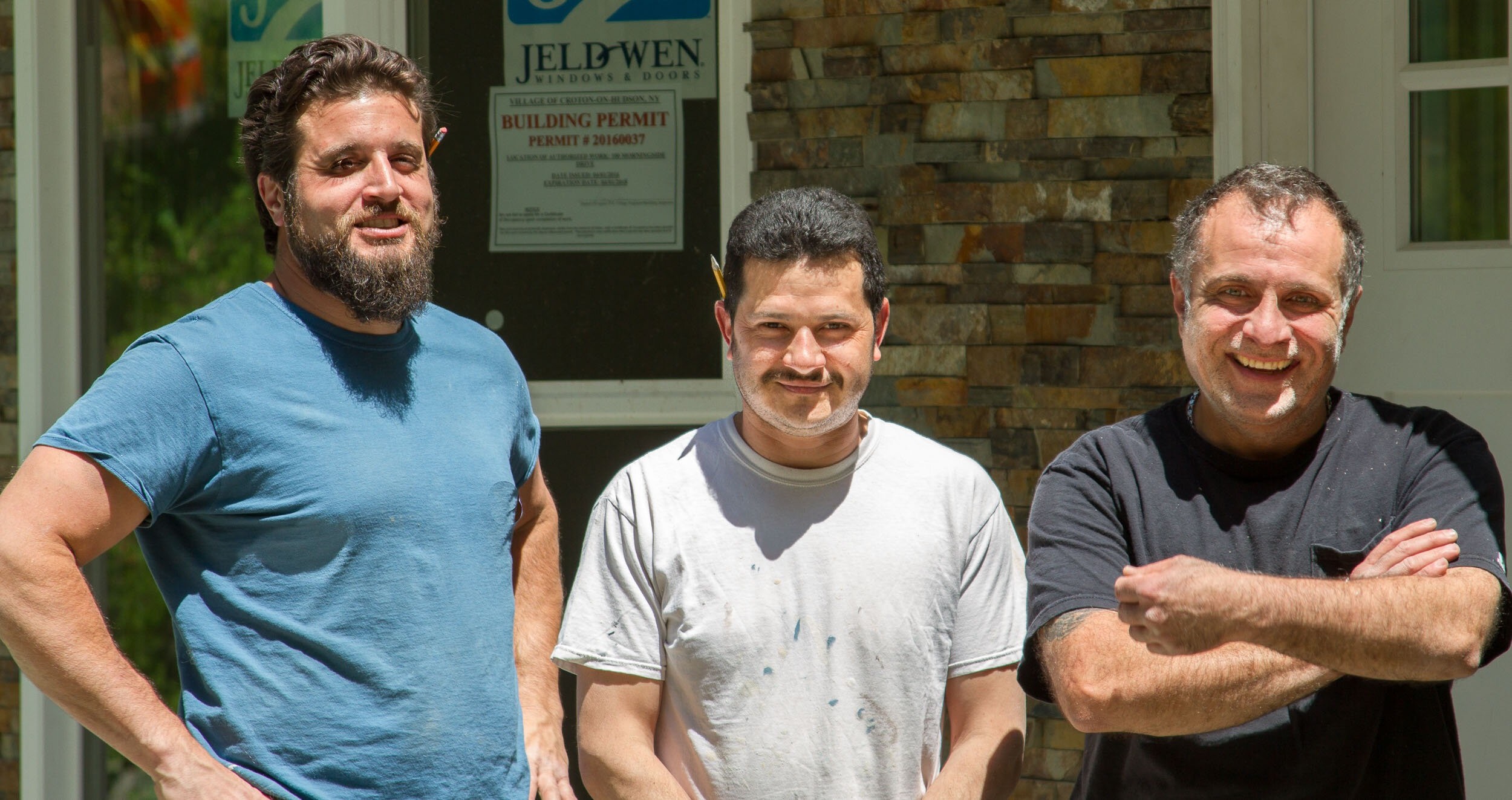 The LNI Homes crew on site in Croton-on-Hudson