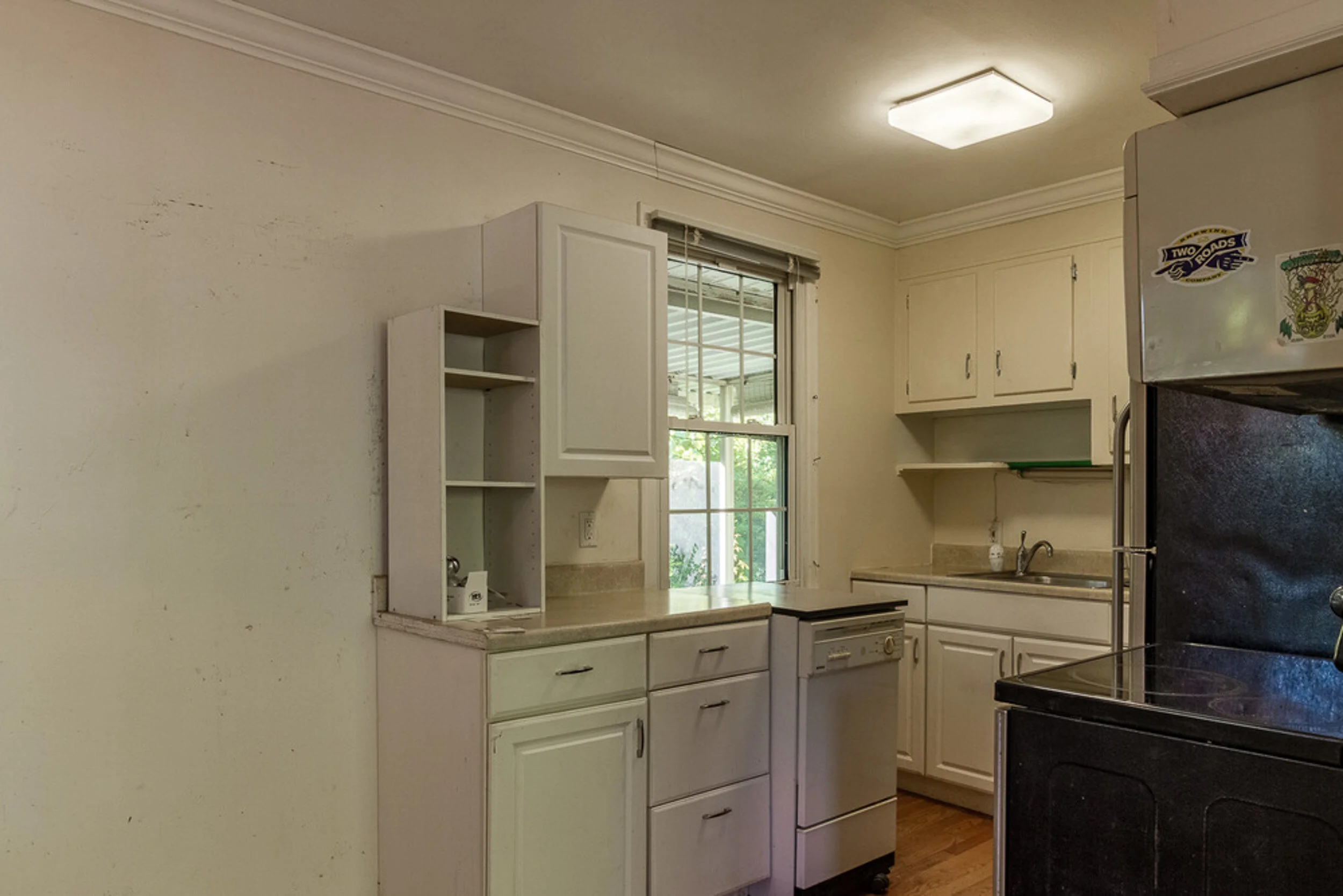 Before: the original kitchen